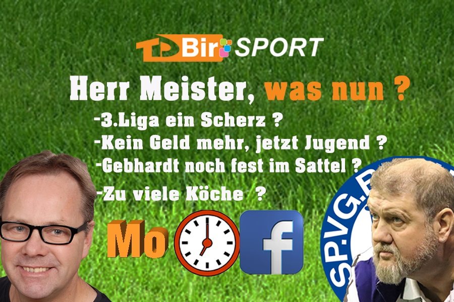 19 Uhr bei Facebook: 3.Liga nicht ihr Ernst, oder  ?