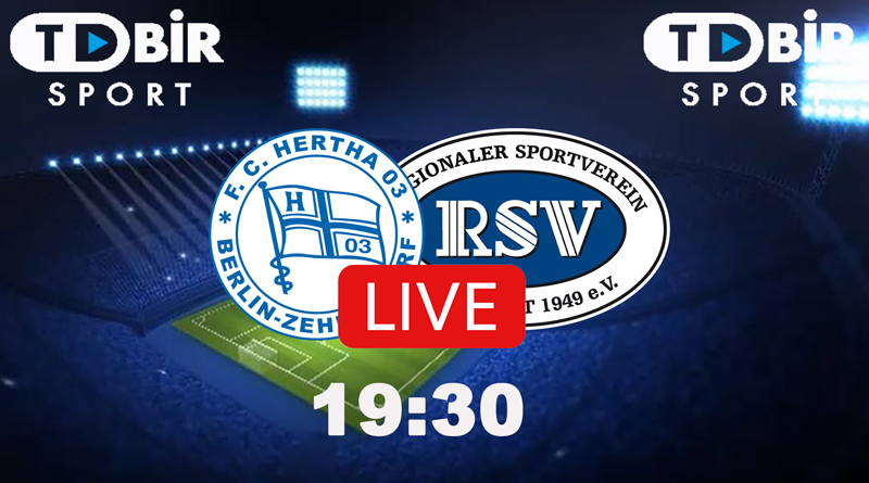 19 Uhr 30 LIVE: Hertha 03 empfängt Stahnsdorf